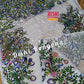 Handpainted Jamdani, Original Dhakai Saree | Blue Oporajita (Pea Flower) Theme