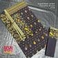 Elegant Dhakai Jamdani Saree, Classic Surma Black