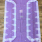 Sylheti Monipuri Handwoven Soft Cotton Saree – Lavender & White