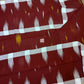 Sylheti Monipuri Handwoven Saree – Maroon & White Border