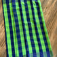 Tangail Silk Saree green and blue check