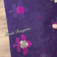Elegant Violet Dhakai Jamdani Saree - Handloom Classic