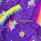 Sylheti Monipuri Handwoven Saree – Eggplant Purple