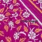 Magenta Bangalore Silk Kantha Saree