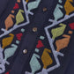 Original Dhakai Jamdani Men Punjabi, Black-Pure Cotton