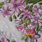 Handpainted Jamdani, Original Dhakai Saree | Pink Lily Theme