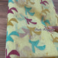 Elegant Dhakai Jamdani Saree - Cream Kiwi