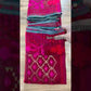Elegant Maroon Dhakai Jamdani Saree - Handloom Classic