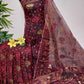 Elegant Deep Maroon Dhakai Jamdani Saree - Handloom Classic