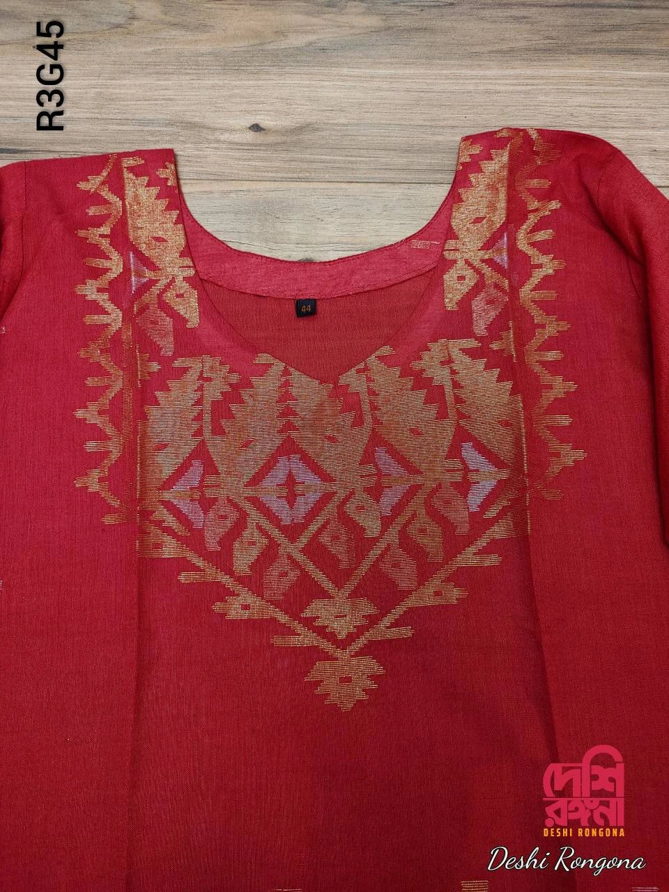 Exclusive Handloom Dhakai Jamdani Cotton 2 piece dress