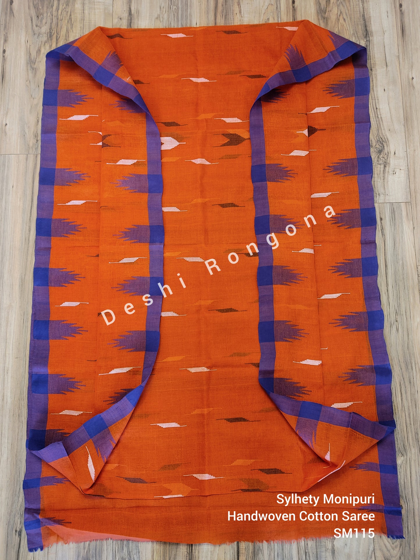 Sylhety Monipuri Handwoven Cotton Saree