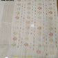Off White Dhakai Jamdani Saree - Handwoven 64 Count