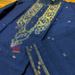 Original Dhakai Jamdani Punjabi – Handwoven Pure Cotton, Navy Blue