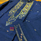 Original Dhakai Jamdani Punjabi – Handwoven Pure Cotton, Navy Blue