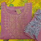 Handwoven Pink Dhakai Jamdani Cotton 3-Piece Set