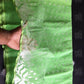 Exclusive Dhakai Jamdani Saree Beautiful Lime Green-Silver Jari Contrast, Handloom, 84 count threaded,Traditional,Elegant, Classy and Saree