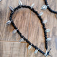 Beaded Oxidized Anklets, Black beads, vintage style, gives you a country look.
