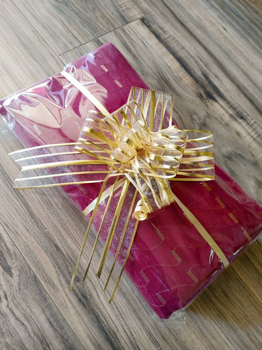 Gift Wrapping, with Ribbon Bow