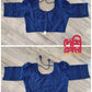 Readymade Lakhnow Cotton Blouse, Navy Blue Ready Designer Blouse, Embroidered Size 34 to 48, Comfortable, goes with any saree of your closet