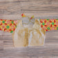 Golden Blouse, Readymade golden Pulkari Rajasthani Blouse that goes with any golden contrast saree collection of your closet