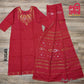 Exclusive Handloom Dhakai Jamdani Cotton 2 piece, Golden and Red Combination, Soft, Comfortable Summer Wear. Kamij and Dupatta