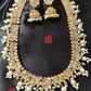 Extraordinary Bridal Necklace Set, 22K Gold Plated, Cubic Zircon, Designer Wedding Jewelry, Indian, Pakistani, Sabyasachi Bollywood Style