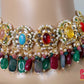 Multicolor Kundan Choker Set – Bridal Necklace Set