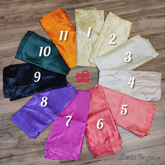 Inner Skirts/Petticoat for Saree, Best Quality Silk with cotton inner, Comfortable to wear