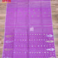 Original Dhakai Jamdani Saree, Lavender /Multi Jari work, Fall piko Done, Made in Bangladesh, Halfsilk,Handloom 40 count Traditional Saree