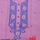 Original Dhakai Jamdani Men Punjabi, Handwoven Pure Cotton, Pink/Blue work, Comfortable, Elegant, Made in Dhaka, Bangladesh, Loose Fitting
