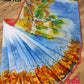 Butea Bloom Nokshi Saree – Handpainted Halfsilk