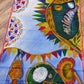 Tangail Saree for Pahela Baishakh, Handpainted Art, Soft Classy Saree, painted with water color, Halfsilk, Machine Washable, Piku Tassle don