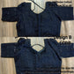 Readymade Lakhnow Cotton Black Blouse, Size 34 to 48, Comfortable, goes with any saree collection you have in your closet
