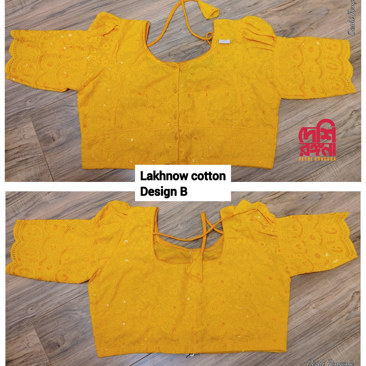 Readymade Lakhnaw Cotton Yellow Blouse, Mustard Yellow Ready Designer Blouse, Embroidered, Comfortable, goes with any saree of your closet